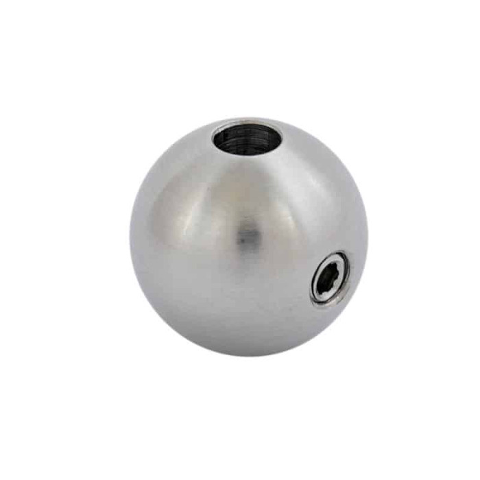 kogelstopper met binnendraad M6 26 mm RVS-316 mat geslepen main product photo