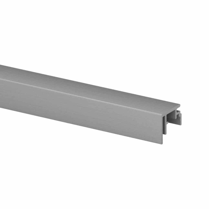 Aansluitprofiel Easy Glass Smart, zijmontage, lengte 5000 mm, model 6970, aluminium (geanodiseerd) main product photo