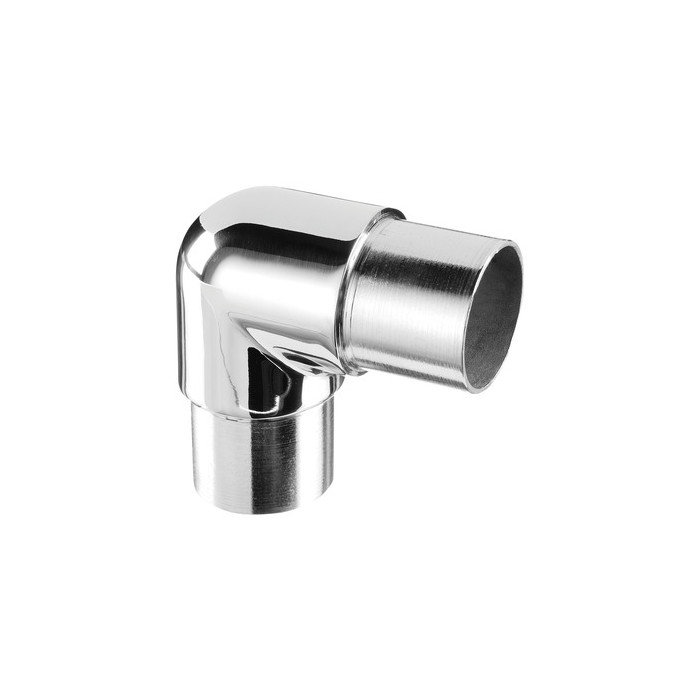 Hoekverbinder voor buis 42,4 x 2,0 mm vast RVS-304 glanzend gepolijst model 0303 main product photo