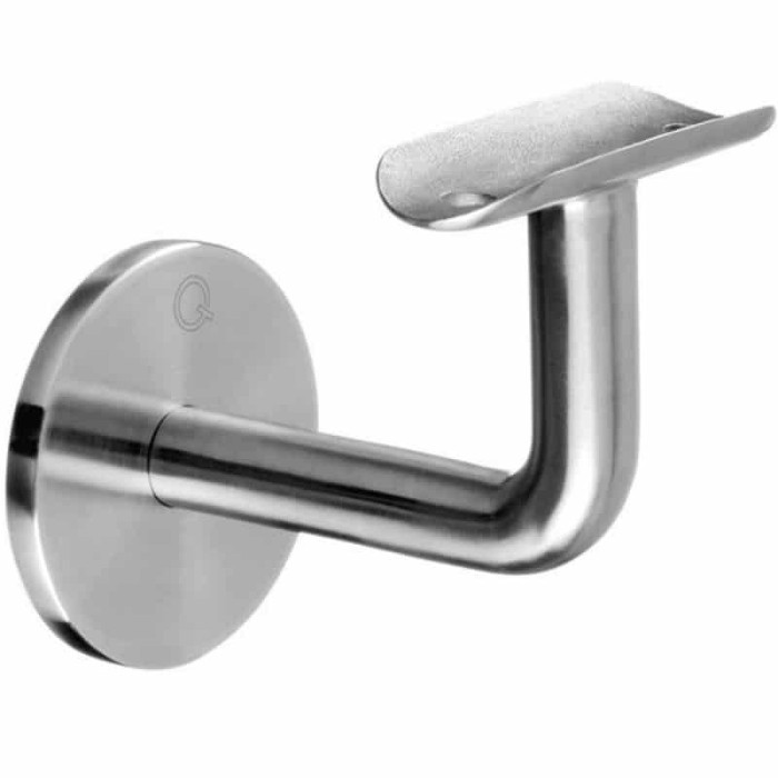 Leuninghouder buis Ø 33,7 mm RVS-304 mat geslepen model 0111 main product photo