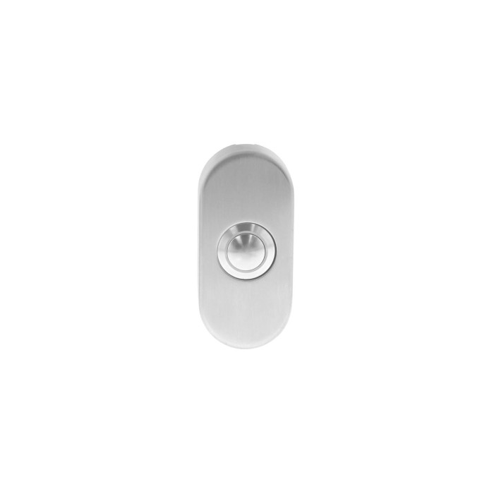 Intersteel Deurbel ovaal verdekt 65x30x10 mm rvs geborsteld main product photo