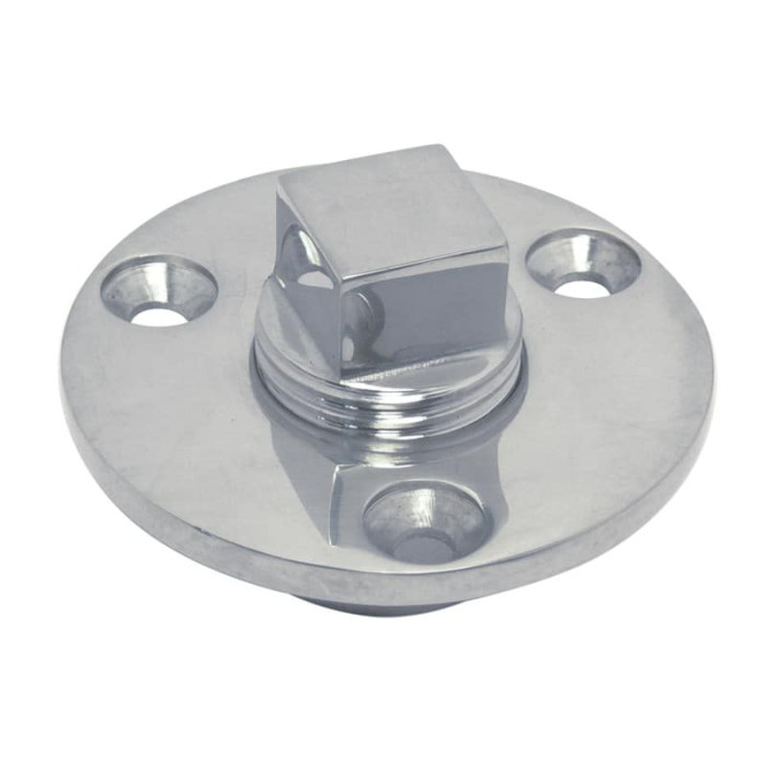 Aftapplug rond 50 mm RVS-316 main product photo