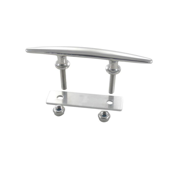 Kikker met contraplaat en draadeinden, 204mm RVS-316 (A4) main product photo