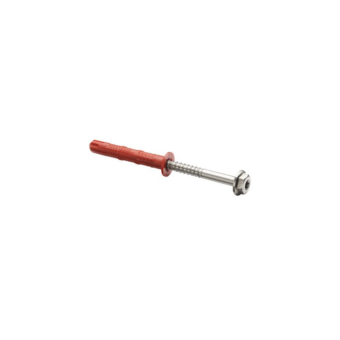 Zeskantschroef met kozijnanker, 7 x 80 mm, A4-70, QS-213 main product photo