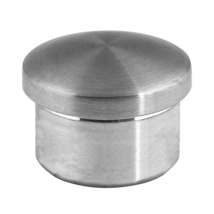 Afgeronde eindkap 16 x 1,0 mm, model 1729, RVS-316 main product photo