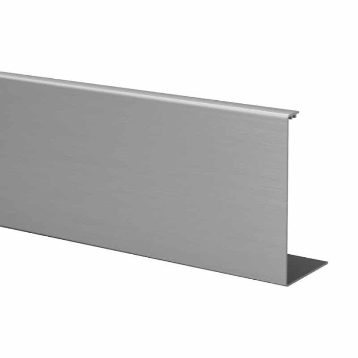 Afdekprofiel Easy Glass Prime, zijmontage, lengte 5000 mm, model 8435, aluminium (onbewerkt) main product photo