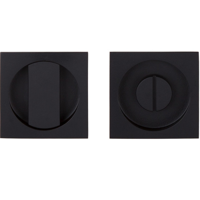Set inbouwkommen SQUARE LSQ54S mat zwart gecoat RVS-304 main product photo
