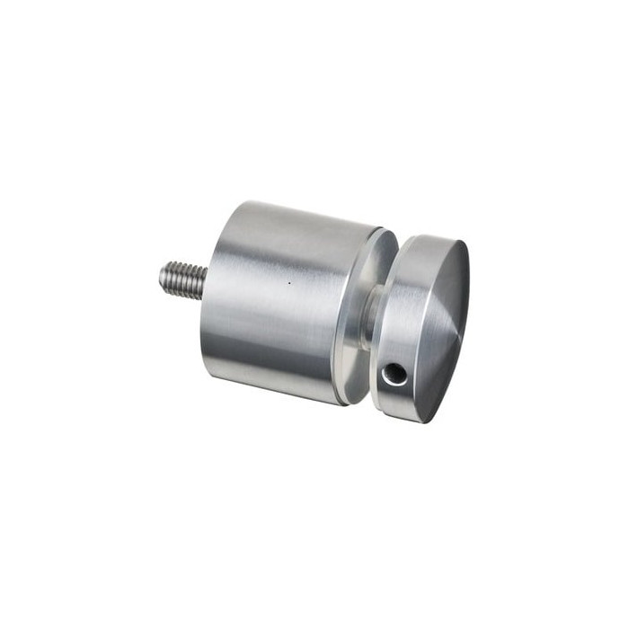 Glasadapter 60 mm vlak lengte 50 mm RVS-316 mat geslepen model 0745 main product photo