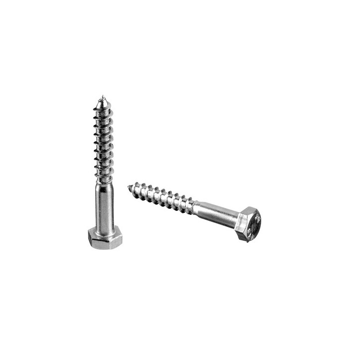 Zeskant houtdraadbout, 8 x 90 mm, A4-70, QS-556 RVS-316 main product photo