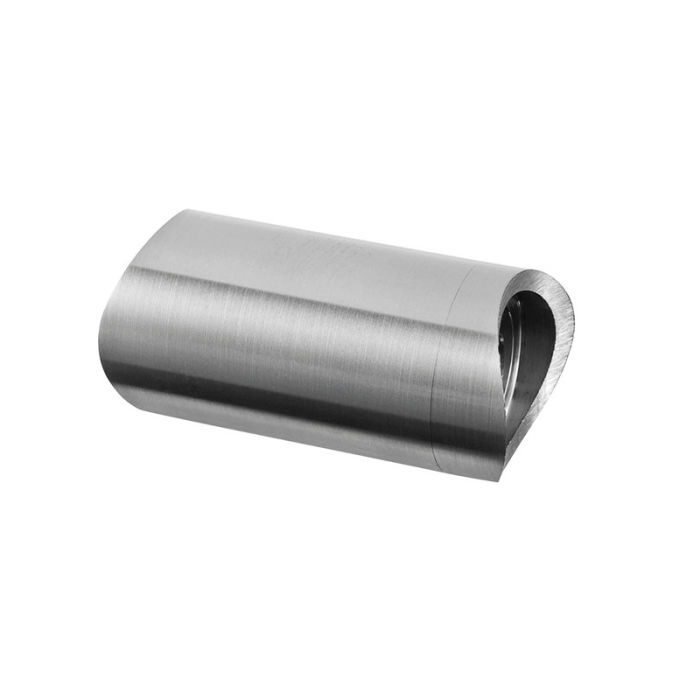 Buissteun voor buis 42,4 mm vast RVS-304 mat geslepen model 0627 main product photo