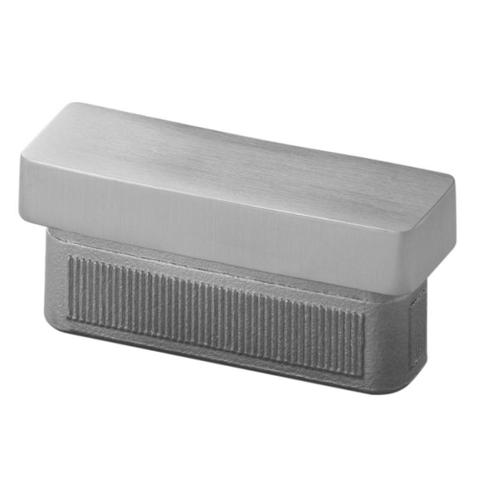 Vlakke eindkap, 60 x 20 x 2,0 mm, model 5728, RVS-316 main product photo