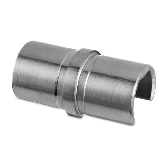 Buisverbinder voor glasframebuis 30 x 1,5 mm vast RVS-316 mat geslepen model 6793 main product photo
