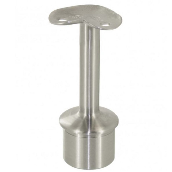 Railingsteun 90° 42,4 x 2,6 mm ligger buis 48,3 mm RVS-316 mat geslepen model 0343 main product photo