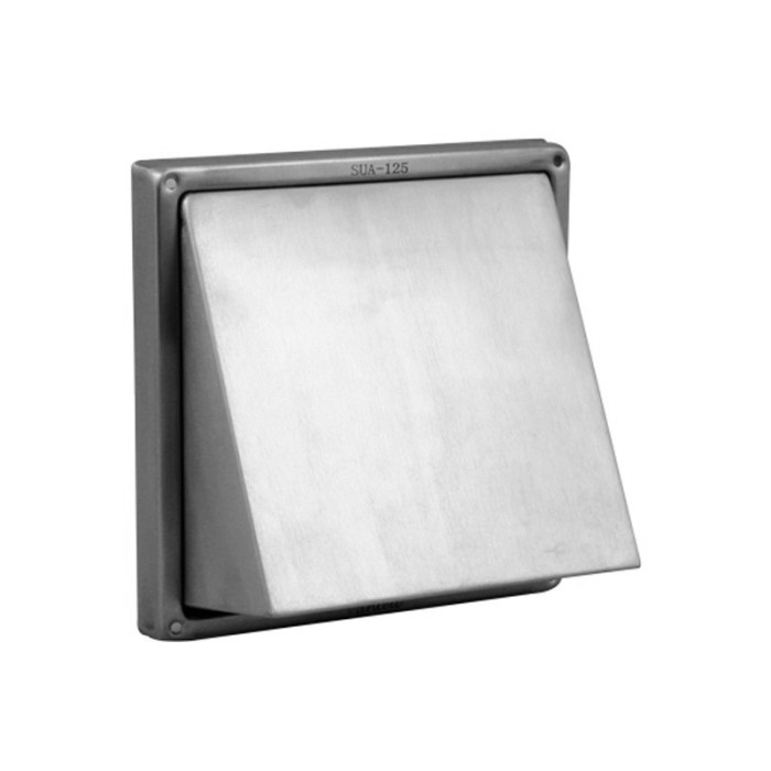 Kaprooster met overdrukklep Ø 125 mm RVS main product photo