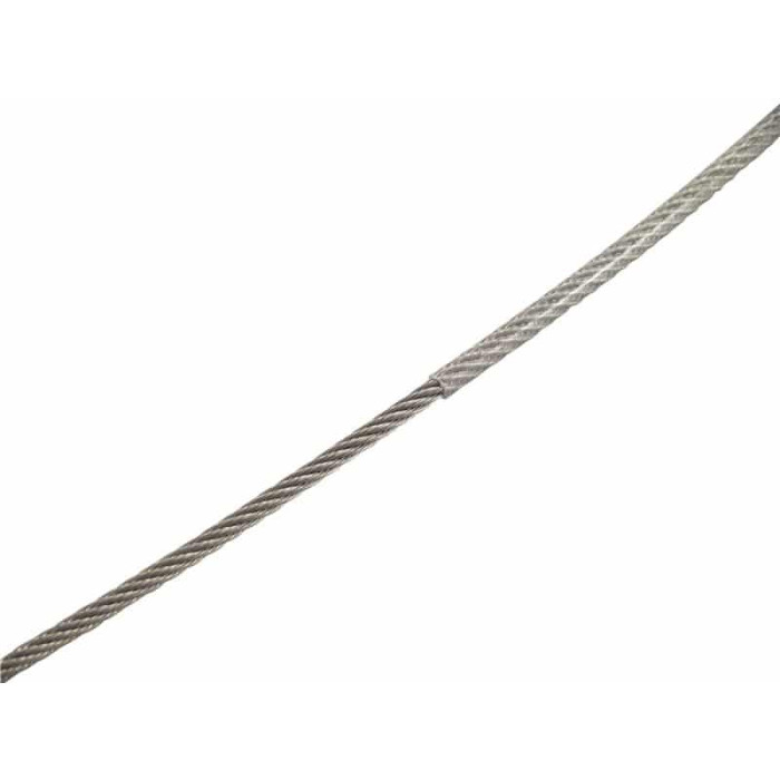 RVS kabel 4/5 mm transparant geplastificeerd 7x7 250 meter op rol RVS-316 main product photo