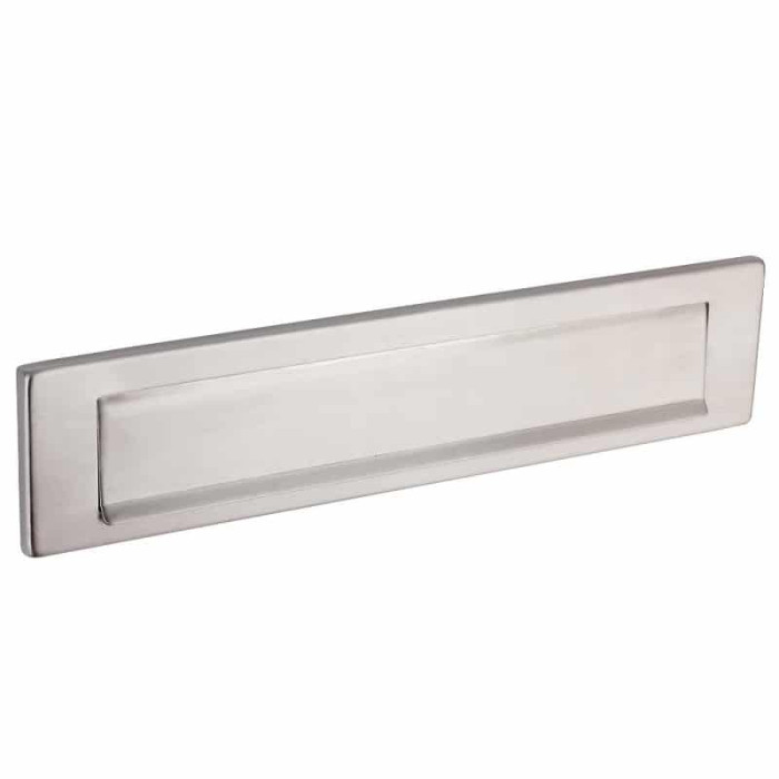 Briefplaat recht RVS main product photo