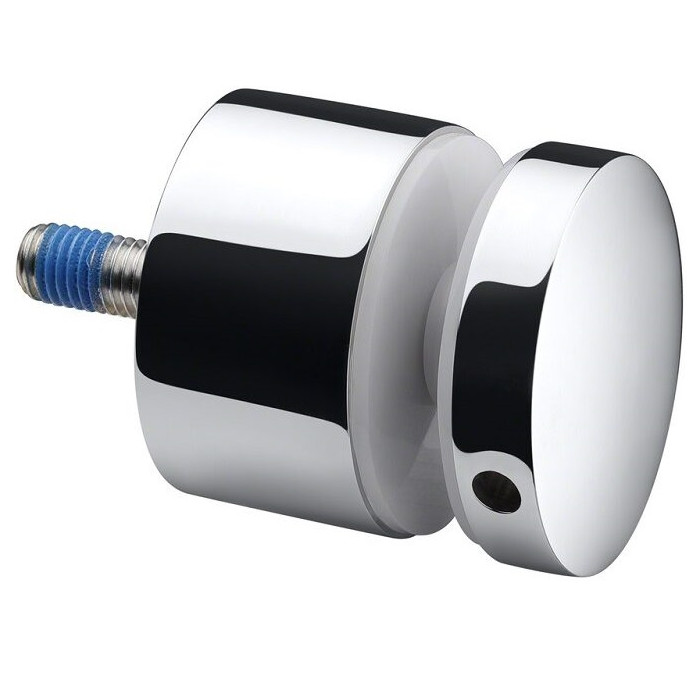 Glasadapter 50 mm vlak lengte 30 mm RVS-316 glanzend gepolijst model 0747 main product photo