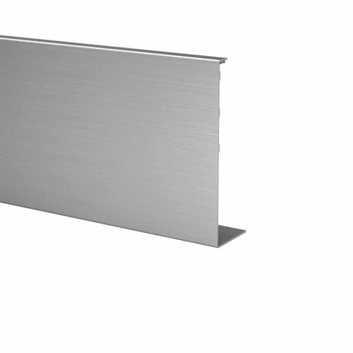Afdekprofiel Easy Glass Smart, zijmontage, lengte 5000 mm, model 8245, aluminium (geanodiseerd) main product photo