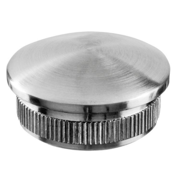 Eindkap afgerond, buis 42,4 x 2,0 mm, model 5729, RVS-316 main product photo