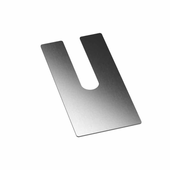 Opvulplaat Easy Glass Smart, dikte 1,0 mm, model 8236, aluminium (onbewerkt) main product photo