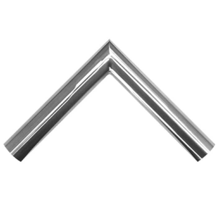 Lashaak 90° Ø 42,4 x 2 mm RVS-304 mat geslepen main product photo