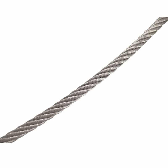 RVS kabel 4 mm extra flexibel 7 x 19 draden 100 meter op rol RVS-316 main product photo