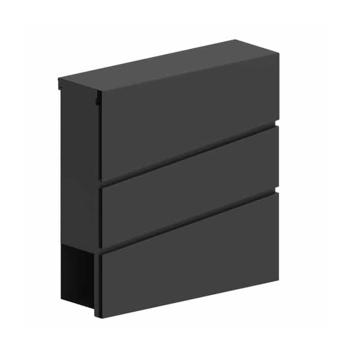 Brievenbus LIRON, mat zwart main product photo