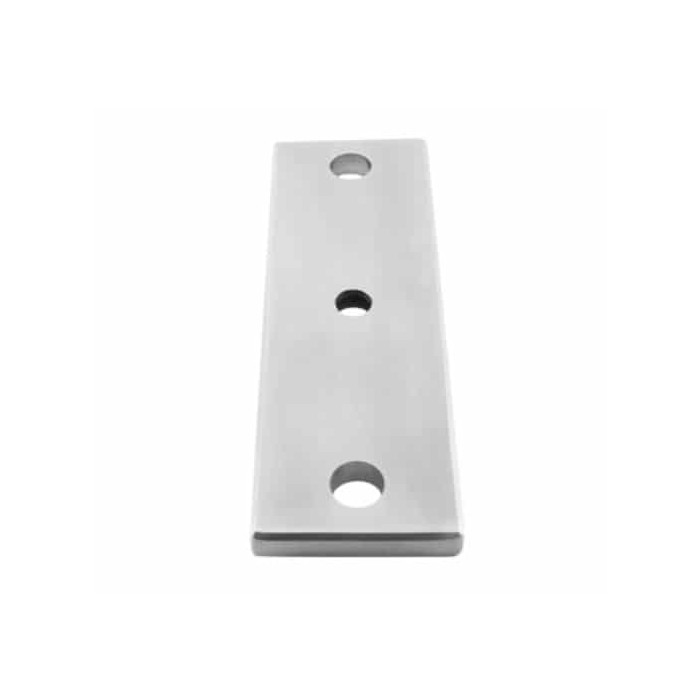 Ankerplaat 150 x 50 x 8 mm gat Ø 10,5 mm RVS-304 mat geslepen main product photo