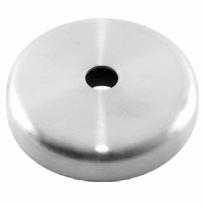 Afdekrozet Ø 75 x 15 mm gat Ø 12 mm RVS-304 mat geslepen main product photo