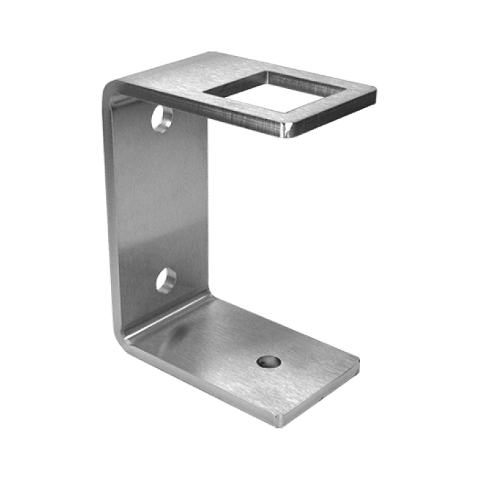 Wandanker voor buis 40 x 40 mm RVS-304 mat geslepen main product photo