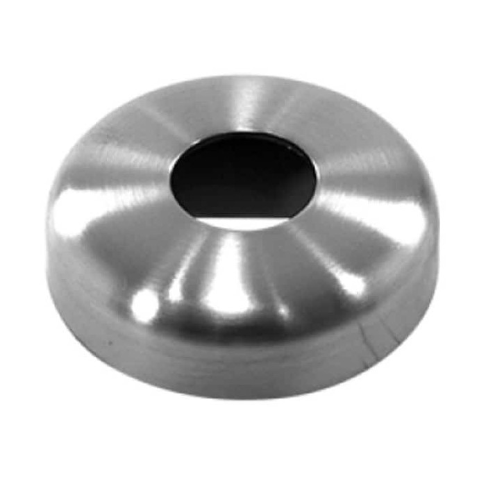 Afdekrozet Ø 45 x 12 mm gat Ø 16 mm RVS-304 mat geslepen main product photo
