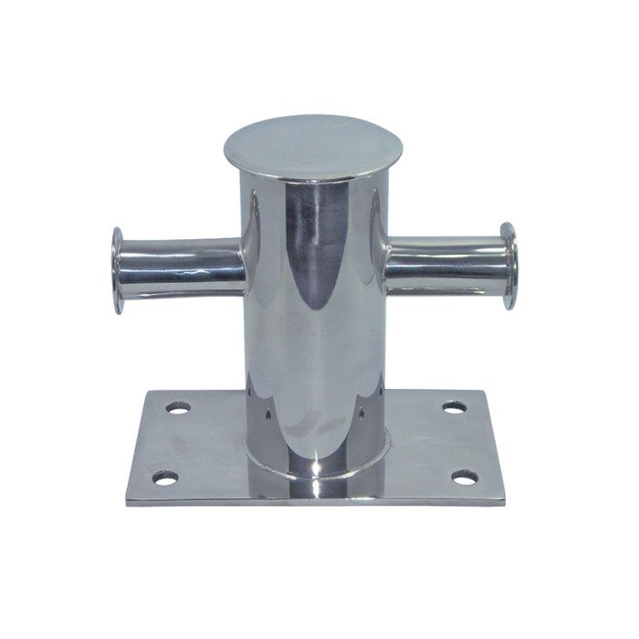 Bolder zwaar model met contraplaat, 200mm RVS-304 (A2) main product photo