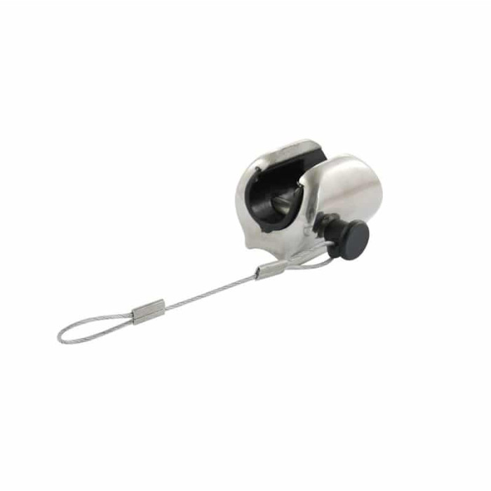 Buisklem met een veiligheidskabel RVS-316 (A4) main product photo
