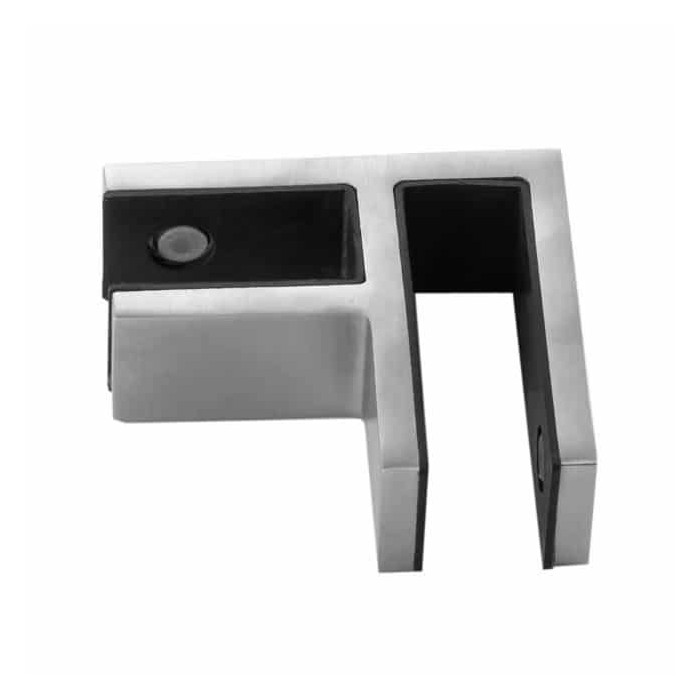 Glasklem 90 graden voor glasdikte 16,76 – 19mm model 11 RVS-316 main product photo