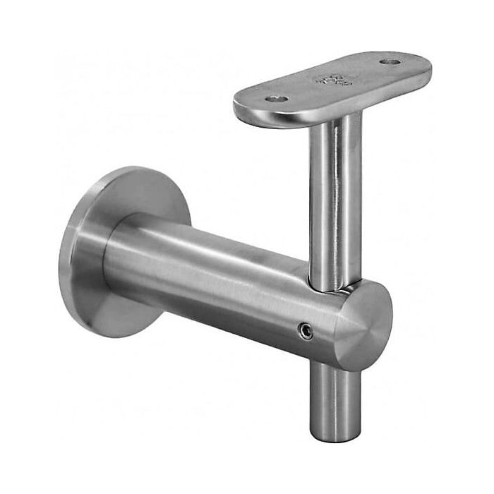 Leuninghouder vlak, RVS-304 mat geslepen model 0305 main product photo