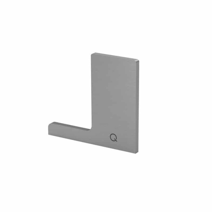 Eindkap Easy Glass Smart, topmontage, 130 x 117 mm, model 8222, aluminium (geanodiseerd) main product photo