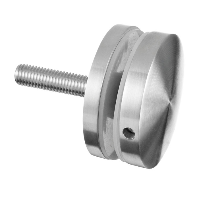 Glasadapter 70 mm vlak lengte 10 mm RVS-304 mat geslepen model 0748 main product photo