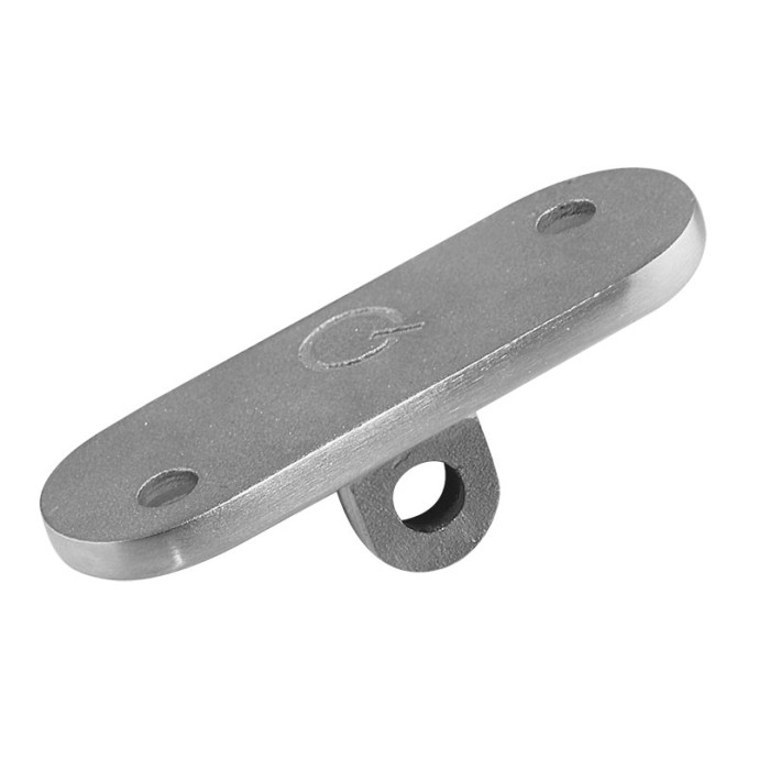 Railinghouder variabel voor vlakke ligger RVS-316 mat geslepen model 3302 main product photo