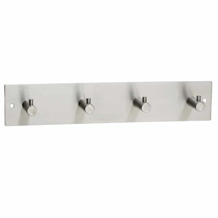 Kapstok Maaike, 4 haaks, RVS main product photo