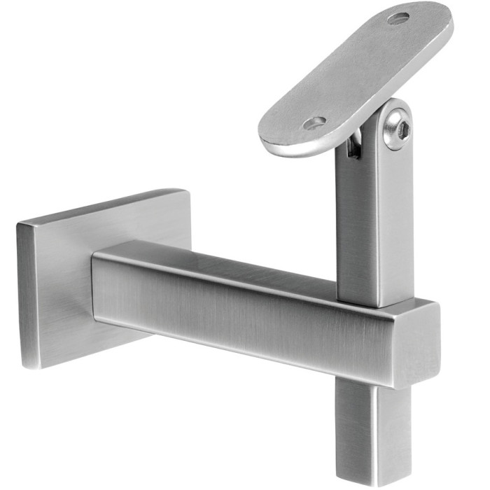 Leuninghouder vlak RVS-304 mat geslepen model 4145 main product photo