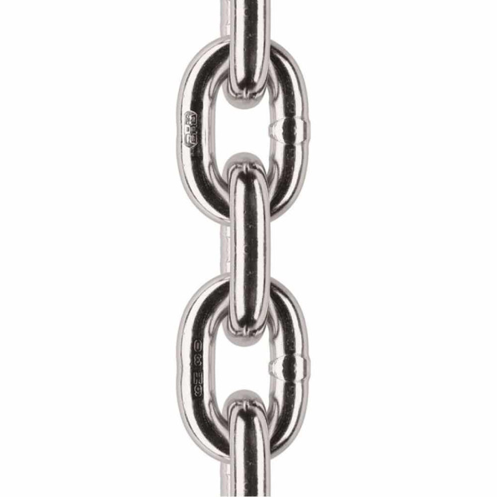 Ketting Roxma® 12 mm kortschalmig ISO 4565 per meter RVS-316 (A4) main product photo