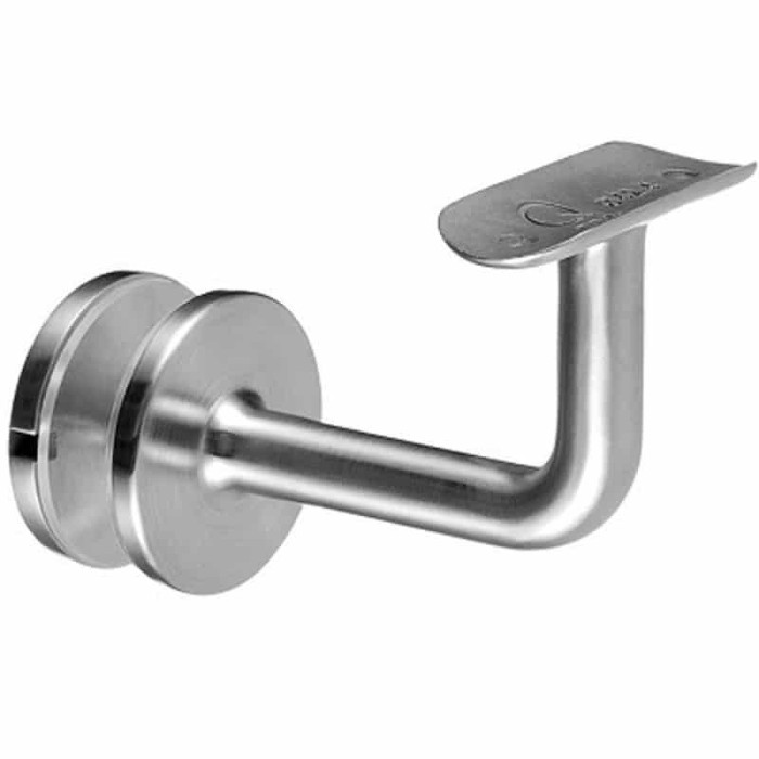 Leuninghouder voor glasmontage Ø 48,3 mm RVS-304 mat geslepen model 0117 main product photo