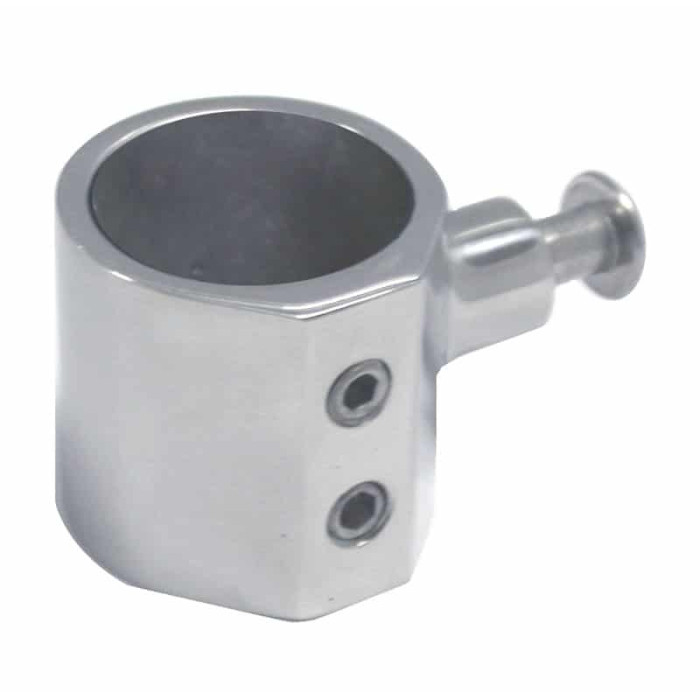 Buiskoppelstuk met zijmontage, 25mm RVS-316 (A4) main product photo