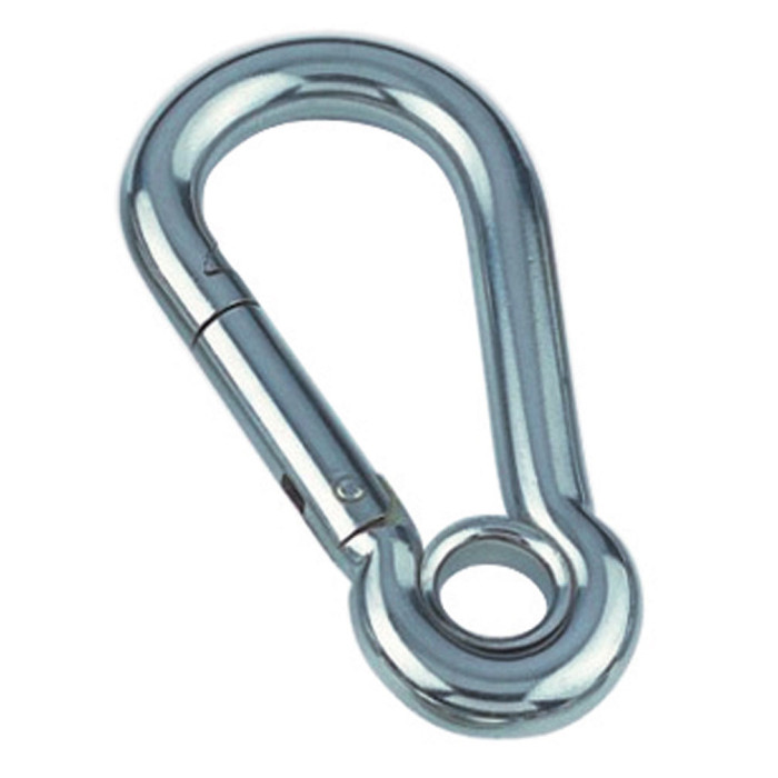 Karabijnhaak met oog 13 x 160 mm RVS-316 main product photo