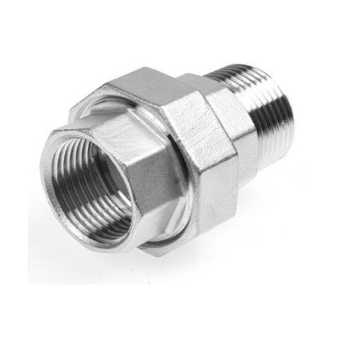 Koppeling bi-bu vlak BSP, 1.1/2 inch RVS-316 (A4) main product photo