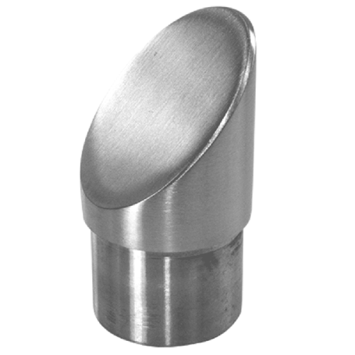 Schuine eindkap voor buis 42,4 mm, RVS-304 main product photo