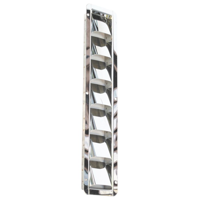 Ventilatierooster met vaste schoepen, 327x76mm RVS-316 (A4) main product photo