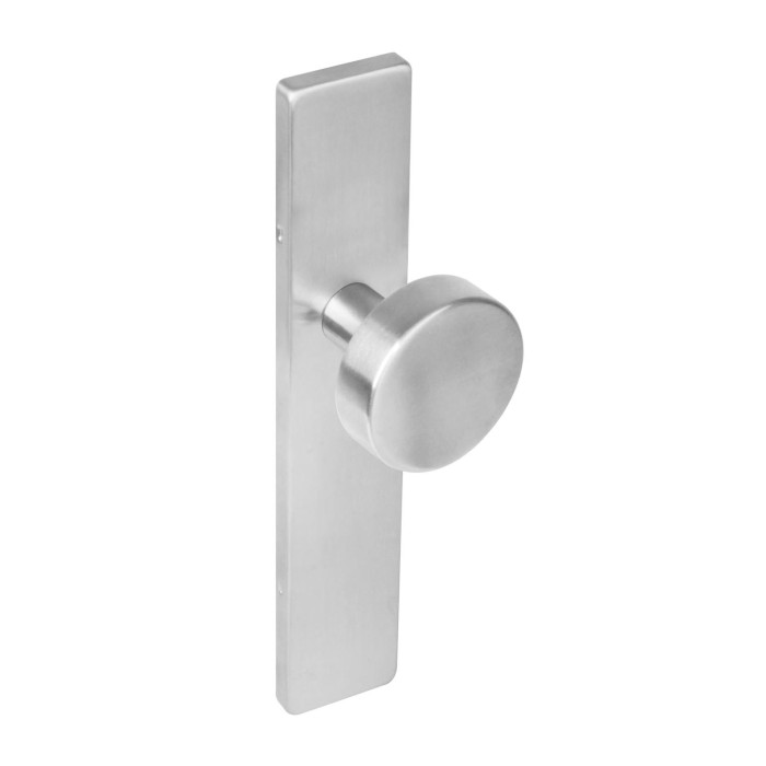 Intersteel Knop op rechthoekig schild blind rvs geborsteld main product photo