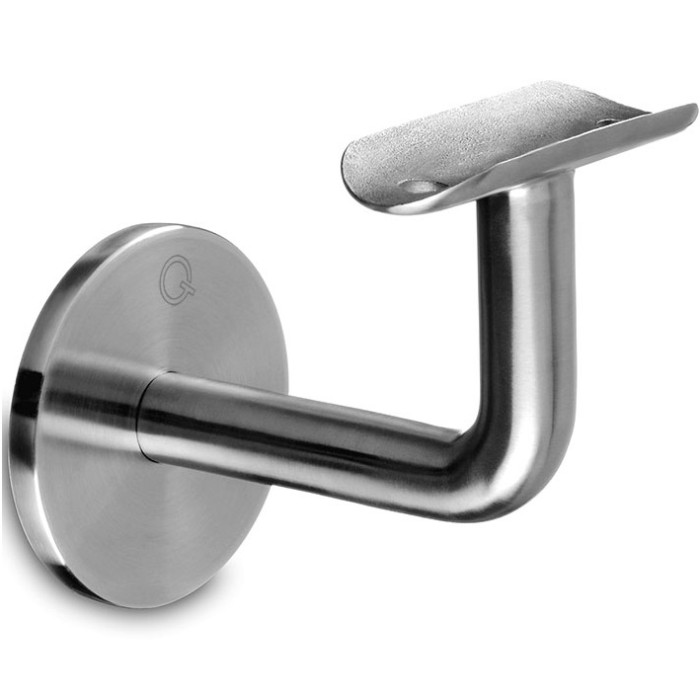 Leuninghouder buis Ø 48,3 mm RVS-316 mat geslepen model 0111 main product photo
