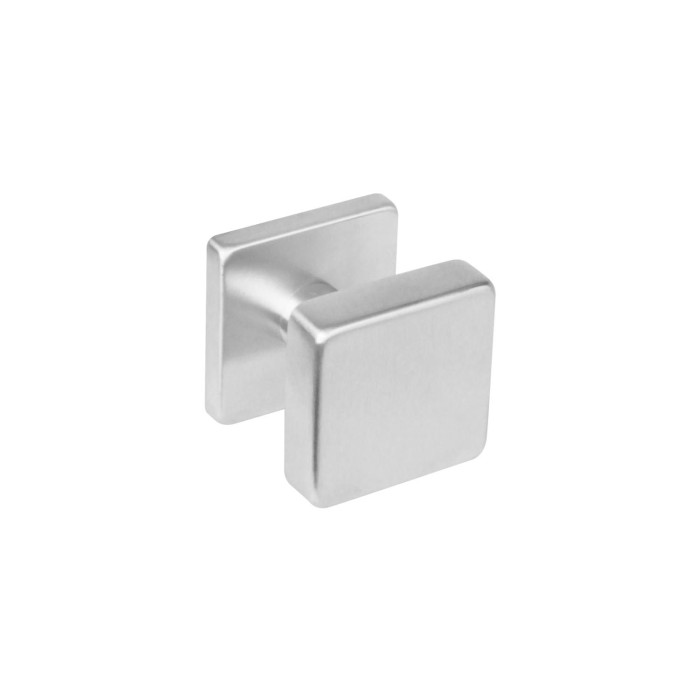 Intersteel Knop vierkant centraal rvs geborsteld main product photo